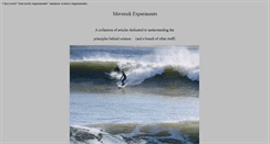 Desktop Screenshot of maverickexperiments.com